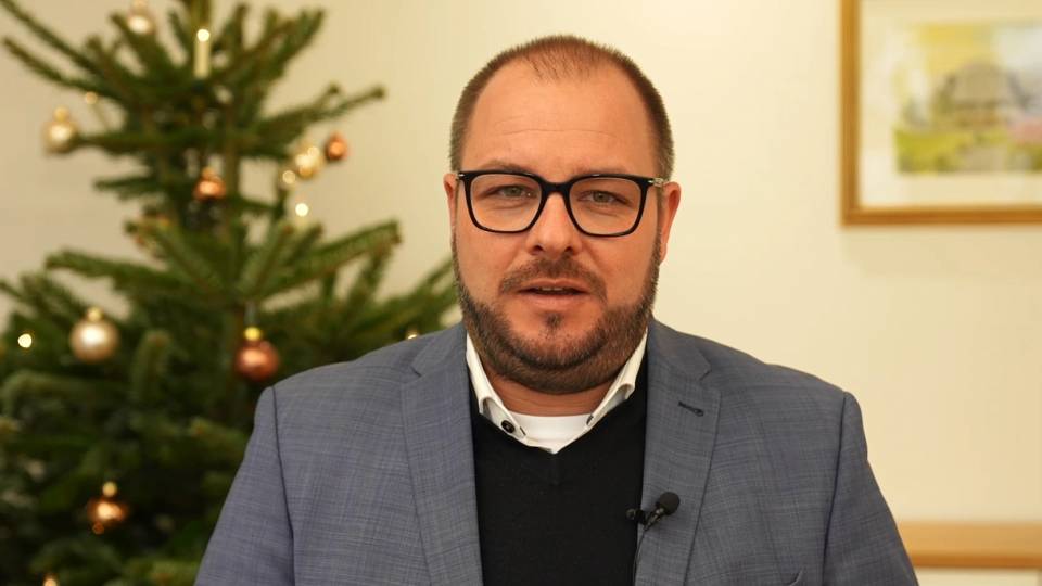 Ansprache zur Weihnacht: Landrat Clip B05da1ff